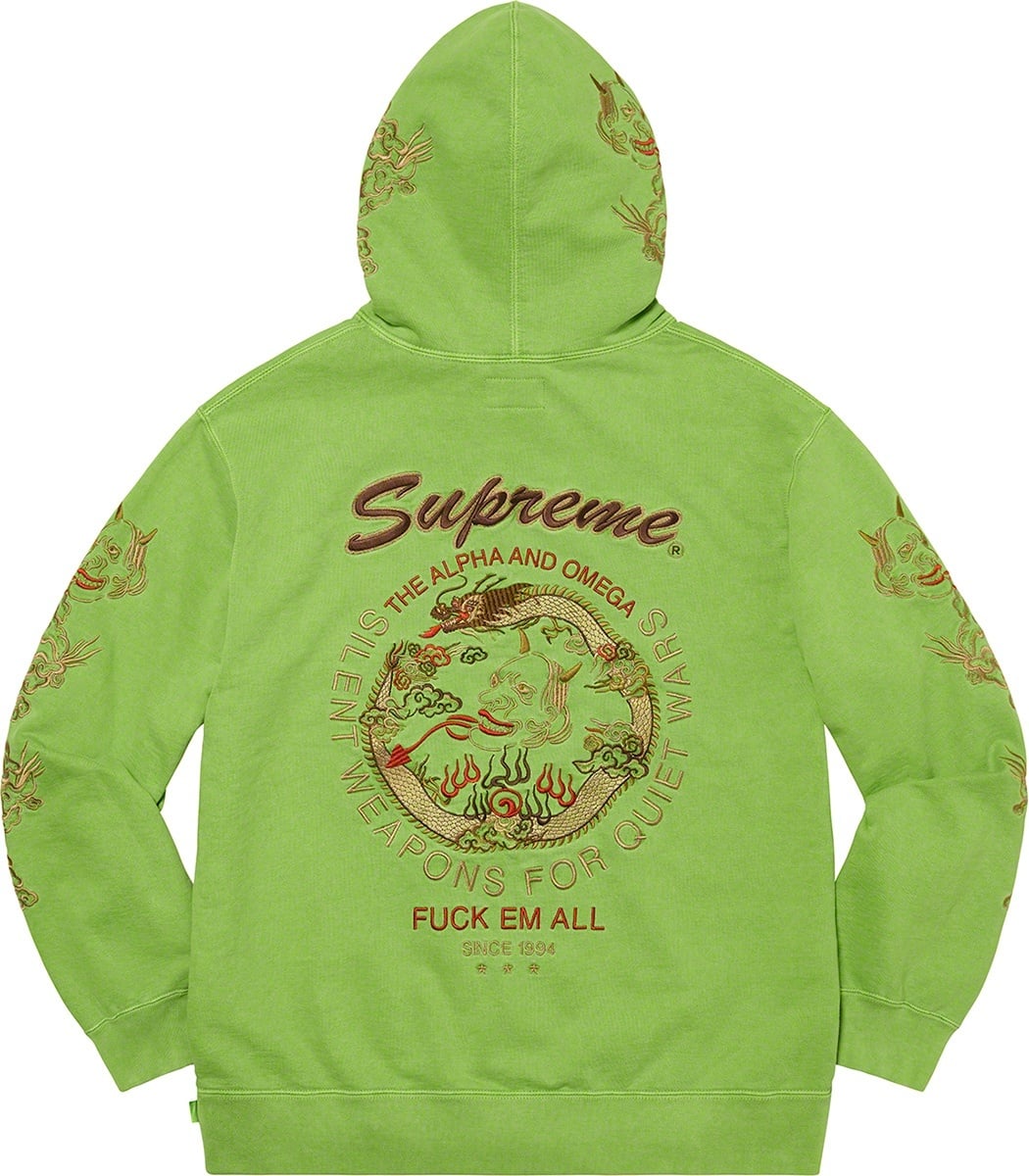 Dragon Overdyed Hooded Sweatshirt view 7